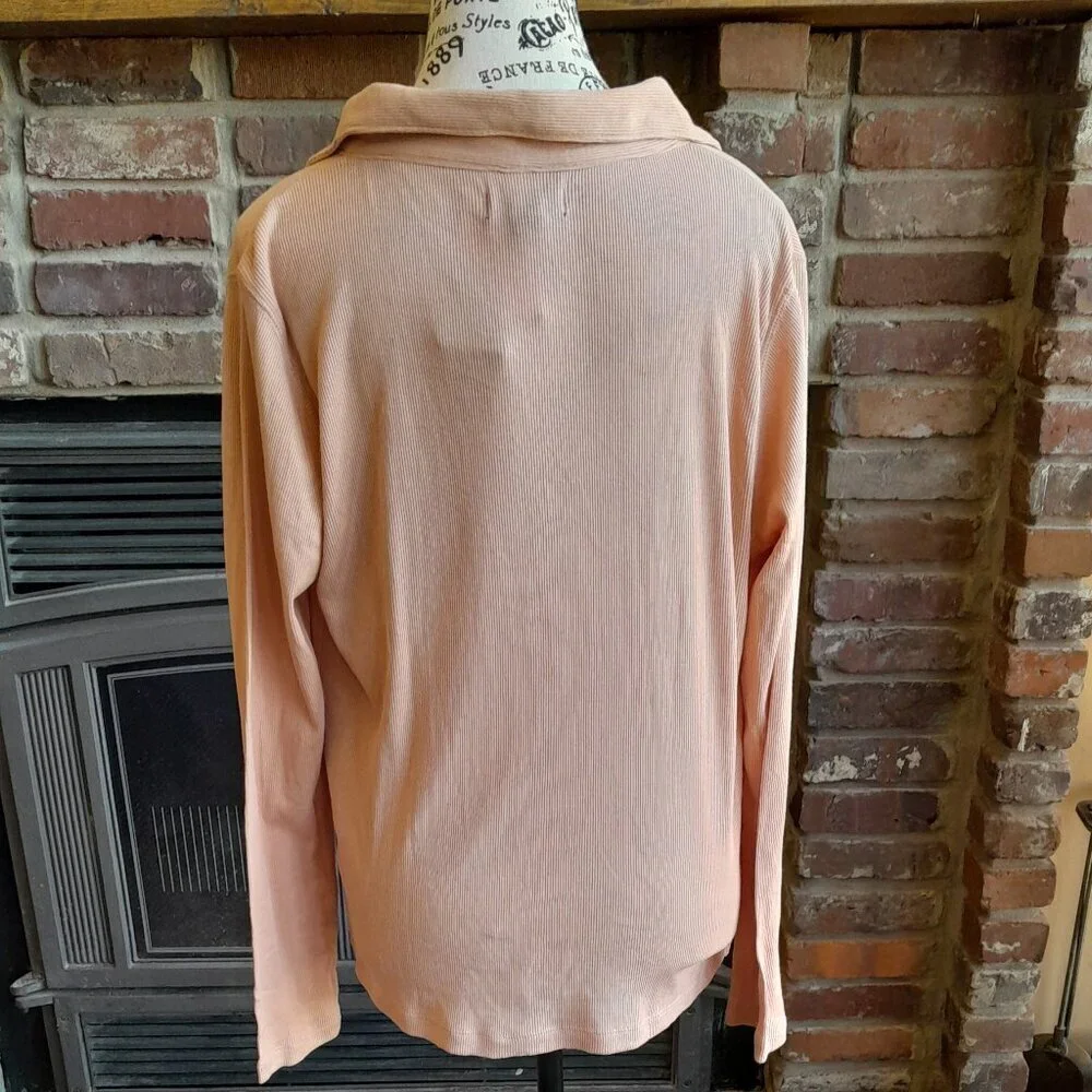 J Crew Fine Ribbed Polo Shirt NWT - Picture 4 of 9